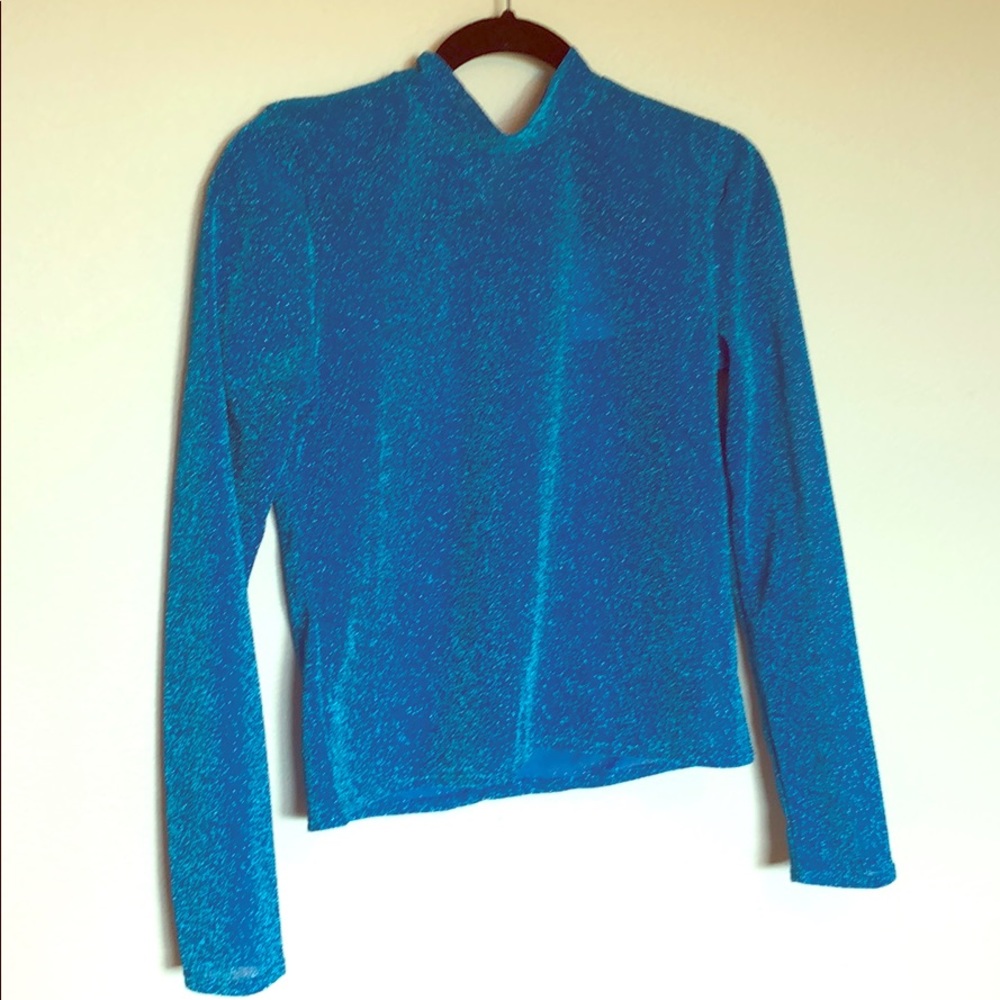 Sparkle blue top
